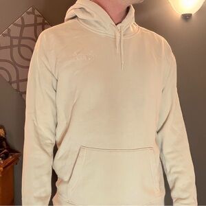 Abercrombie and Fitch Men's Cream Hoodie